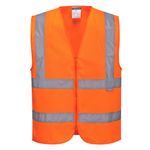 Hi-Vis Band/Brace Vest Org Xl Pk10