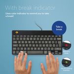 R-Go Compact Break Keyboard Black