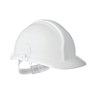 Champion White Unvented Sr Helmet