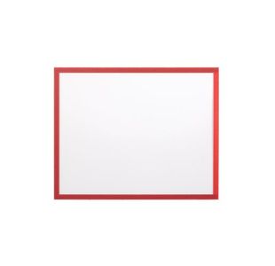 Adhesive Document Holder Red A4 Pk5