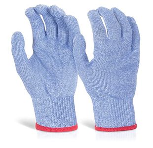 Cut Res Food Safe Gloves 1Pr Blue S