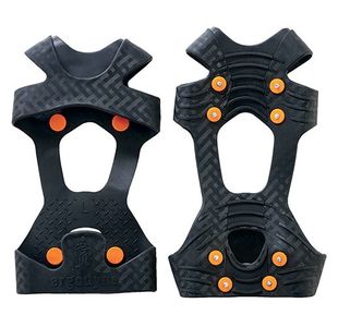 Ice Traction Boots 1Pr Attach Blk L