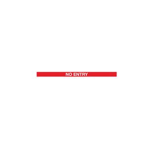 Yellow Body No Entry Red/White Text