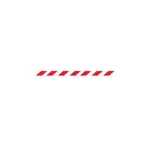Magn Back Barrier Blk Red/Wht Belt 3