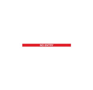 Magn Barrier Blk No Entry Rw 10.6