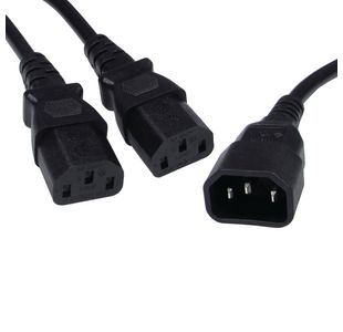 5Star Power Cable C14 To 2X C13 Powe