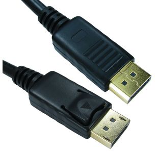 Locking Displayport Cable 3M Black