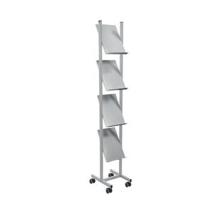 Helit Mob A4 4Tier Lit Display Stand