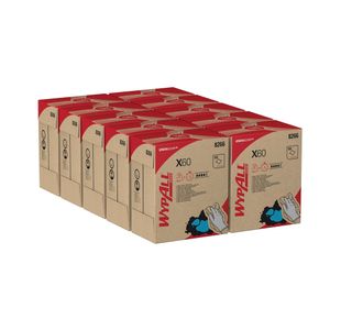 Wypall X60 Gen Clean Cloths Wht Pk10
