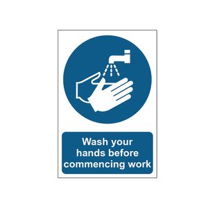 Wash Hands Before Sign Pp 200X300