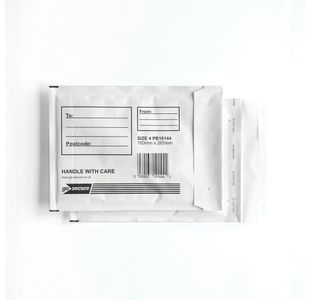 Gosecure Bubble Env Size 4 Wht Pk10