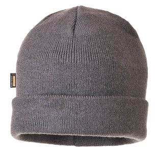 Insulated Knit Beanie Grey Pk12