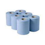 2Work Cfeed Roll 3-Ply Blu 135M