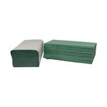 2Work V-Fold Towels 1-Ply Grn Pk3600