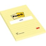 Post-It Lrg Frmt Ntes Yw 152X101 Pk6