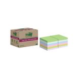 Post-It S/S Recycle 76X76 Asst Pk12