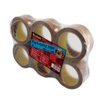 3M Scotch Packaging Tape Buff Pk6