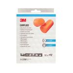 3M Earplugs 1100 Soft Foam Org Pk50