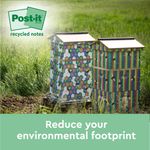 Post-It Recycled Ass 76X76 X100 Pk16