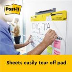 Postit Table Top Meeting Chart Wht