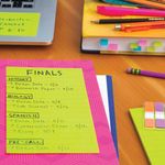 Post-It S/S Lined Notes Carnival Pk3