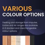 Impulse 2000Mm Bookcase White