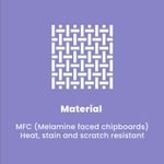 Impulse 2000Mm Bookcase White