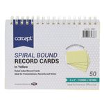 Concept Pkt.50 6�X4� Spiral Bound Re
