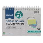 Concept Pkt.50 6�X4� Spiral Bound Re