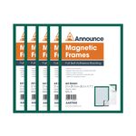Announce Magnetic Frames A4 Grn Pk5