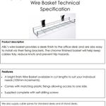 Wire Cable Basket