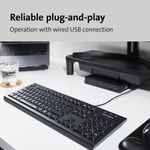 Kensington Black Wired Usb Keyboard