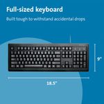 Kensington Black Wired Usb Keyboard