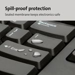 Kensington Black Wired Usb Keyboard