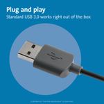 Kensington Usb Wired Mouse Blk/Grey