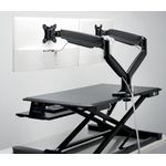 Kensington Smartfit Dual Mon Arm Blk