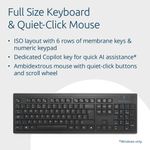 Kensington Km270 Wls Kbrd Mouse Blk