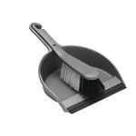 Addis Soft Dustpan/Brush Set Met