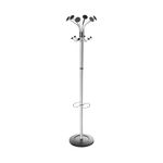 Alba Chromy Coat Stand Chrome/Black
