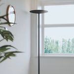 Alba Led Floor Lamp Round Head Blk