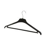 Alba Plastic Coat Hanger Blackpk20