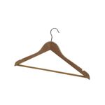 Alba Wooden Coat Hanger Pk25
