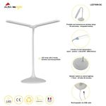 Alba Nomad Two Head Desk Lamp White