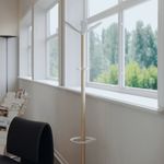 Alba Coat Stand Beech/White