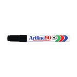 Artline 90 Markers Black Pk12