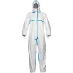 Tyvek 600 Plus Wht Chem Coverall M