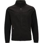 Unisex Black Fleece Jacket L