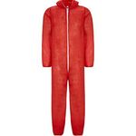 Red Lwt Disposable Overalls M