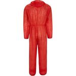Red Lwt Disposable Overalls M