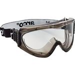 Indirect-Vent Clear-Lens Saf Goggles